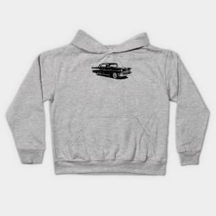 Distressed Classic Car Kids Hoodie